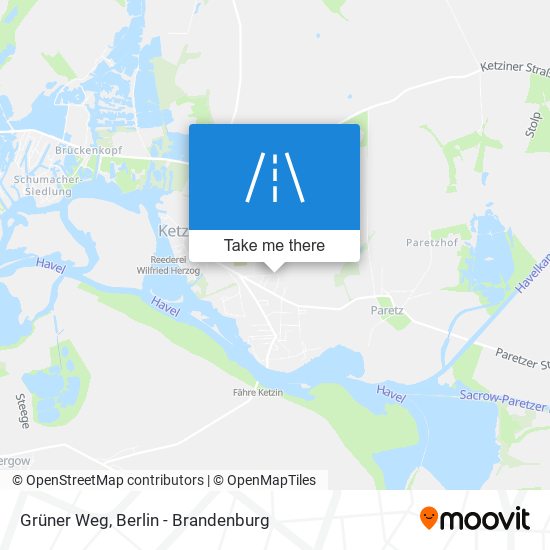 Grüner Weg map