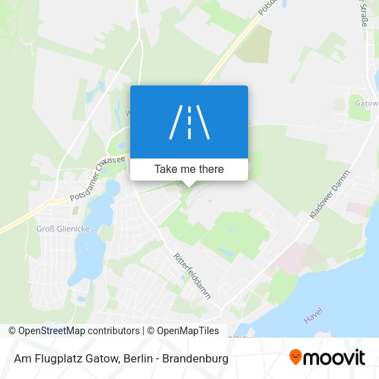 Am Flugplatz Gatow map