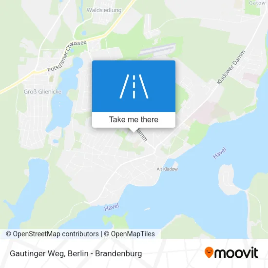 Карта Gautinger Weg