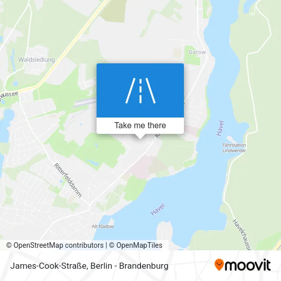 Карта James-Cook-Straße