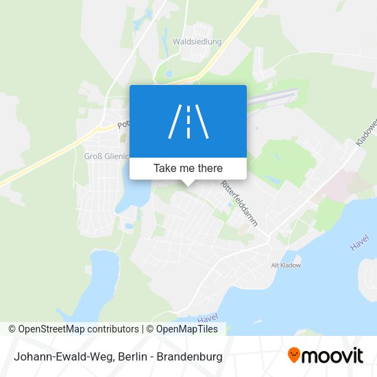 Johann-Ewald-Weg map