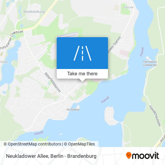 Neukladower Allee map