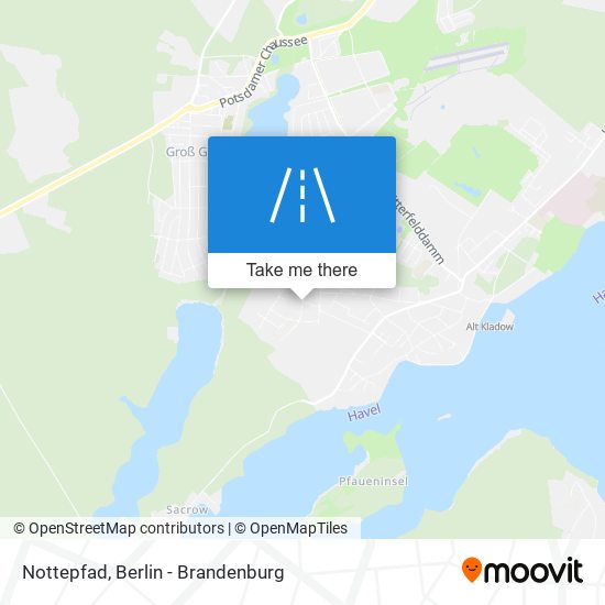 Карта Nottepfad