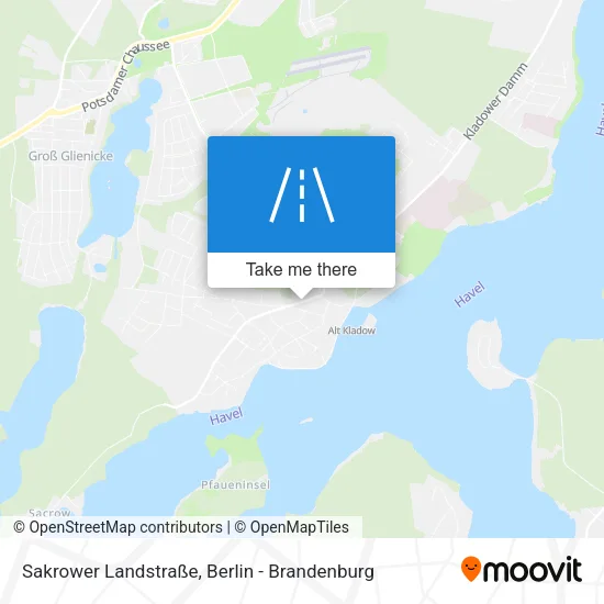 Карта Sakrower Landstraße
