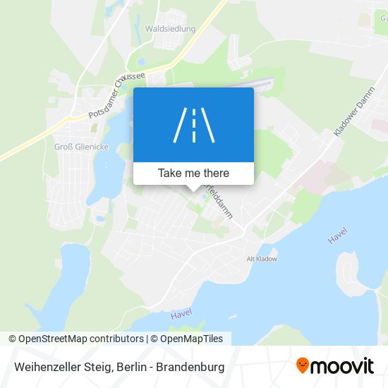 Карта Weihenzeller Steig