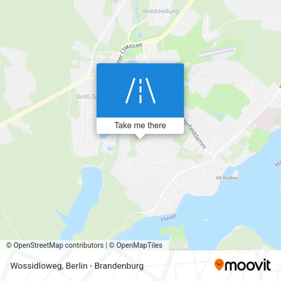 Карта Wossidloweg