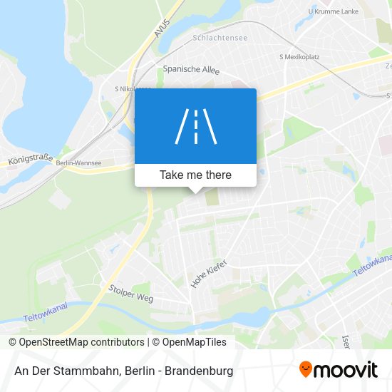 An Der Stammbahn map