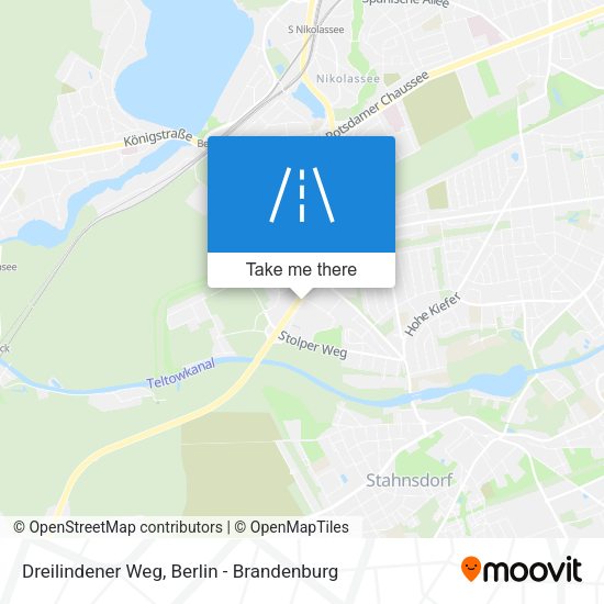 Dreilindener Weg map