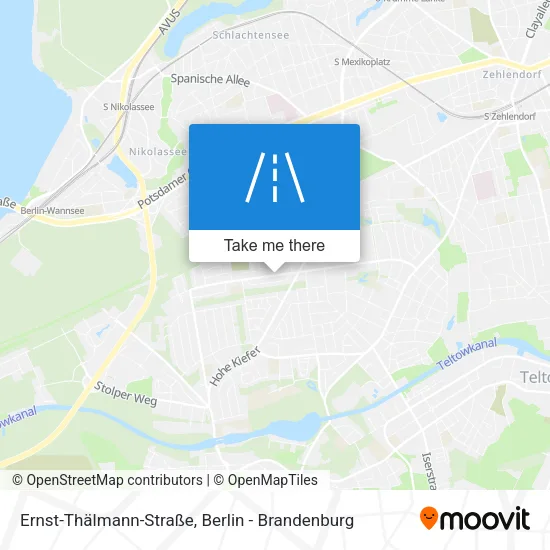 Карта Ernst-Thälmann-Straße