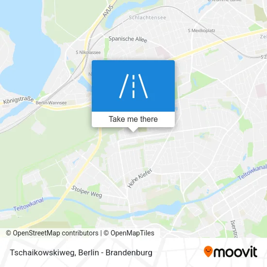 Карта Tschaikowskiweg