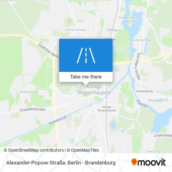 Alexander-Popow-Straße map