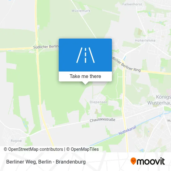 Berliner Weg map