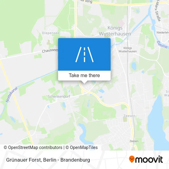 Карта Grünauer Forst