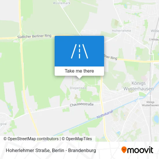 Карта Hoherlehmer Straße