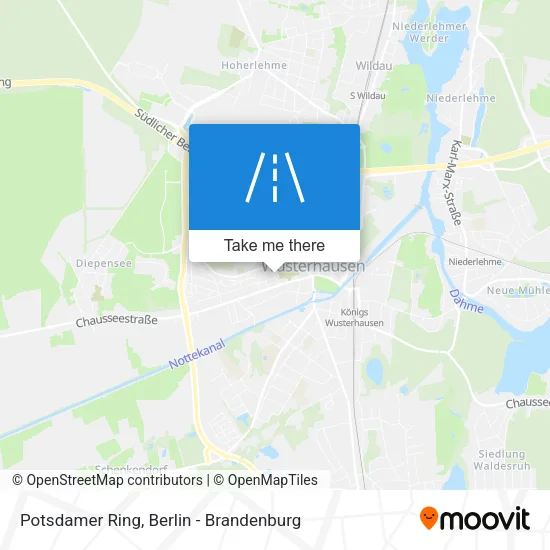 Карта Potsdamer Ring