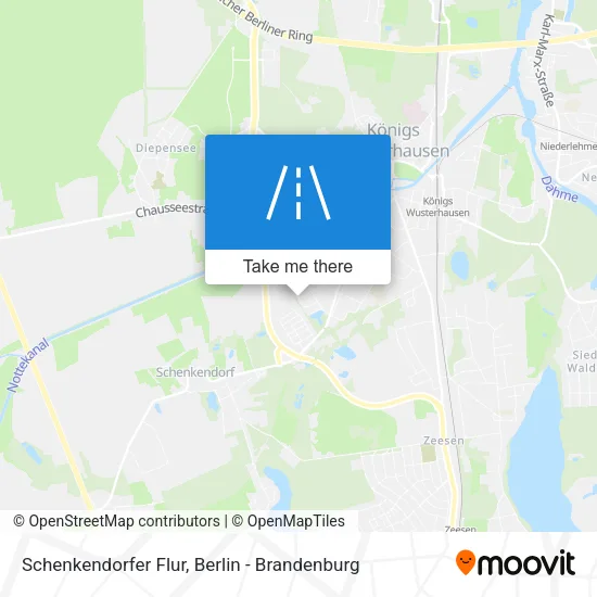 Карта Schenkendorfer Flur