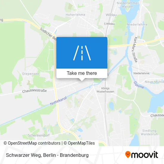 Карта Schwarzer Weg