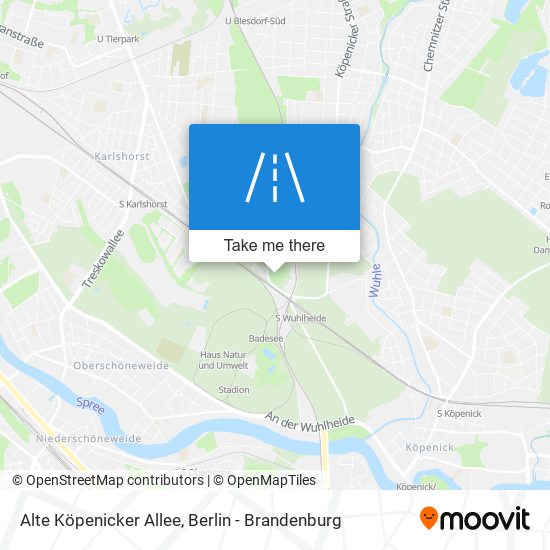 Alte Köpenicker Allee map