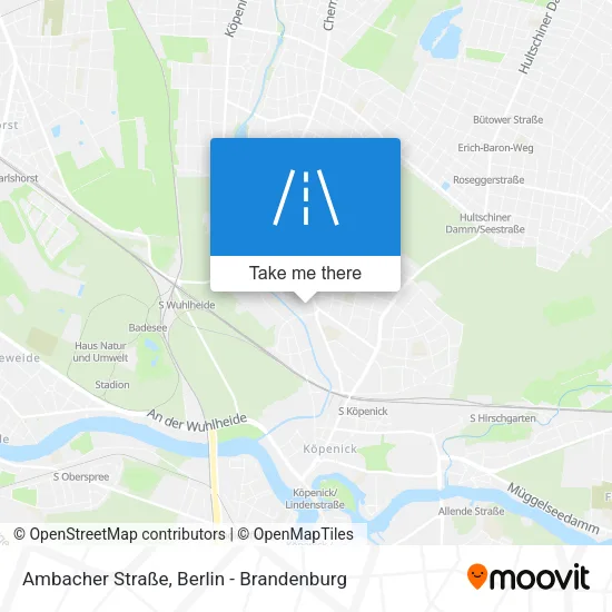 Карта Ambacher Straße