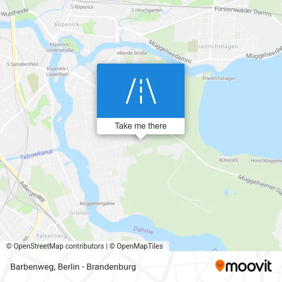 Карта Barbenweg