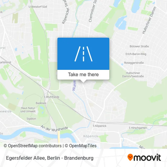 Карта Egersfelder Allee