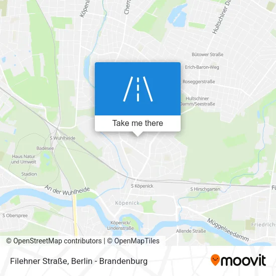 Карта Filehner Straße