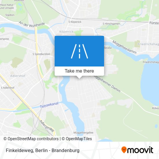 Finkeldeweg map