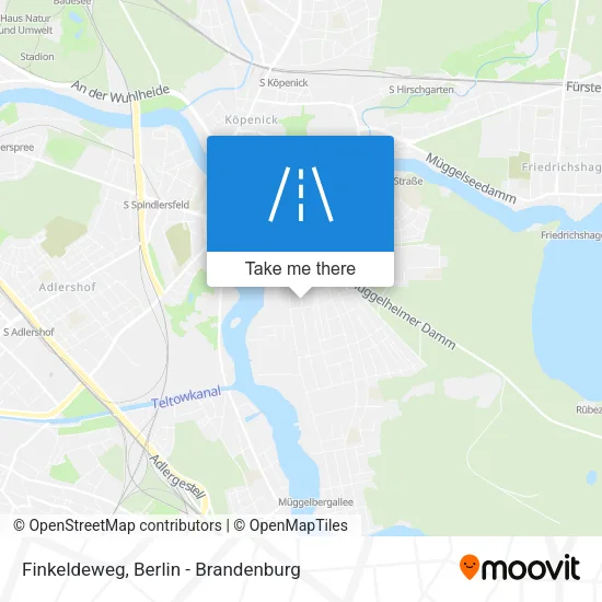 Finkeldeweg map