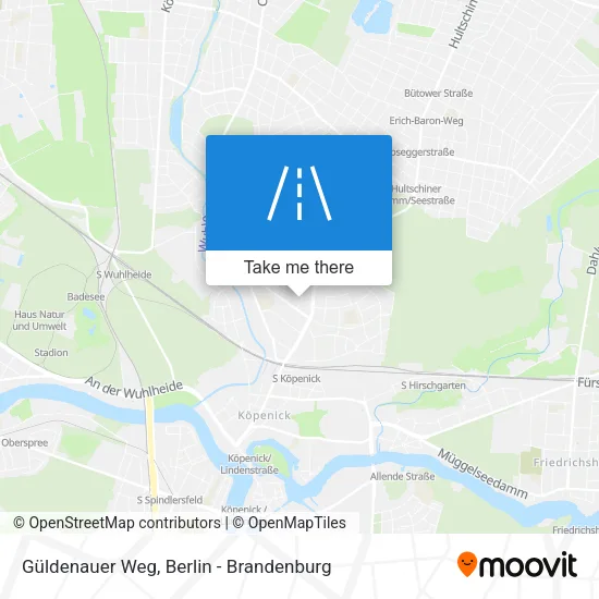 Карта Güldenauer Weg