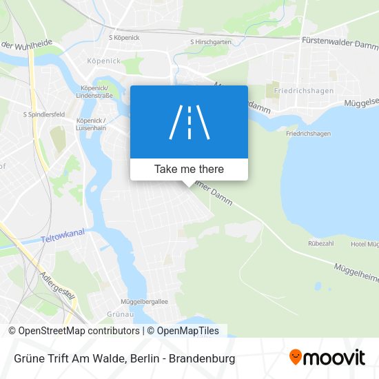 Grüne Trift Am Walde map