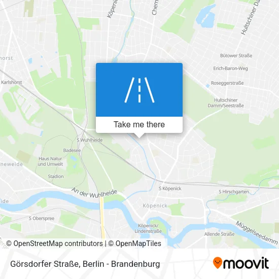 Карта Görsdorfer Straße