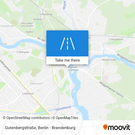 Карта Gutenbergstraße