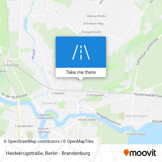 Карта Heidekrugstraße