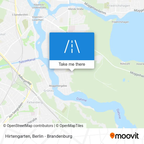 Карта Hirtengarten