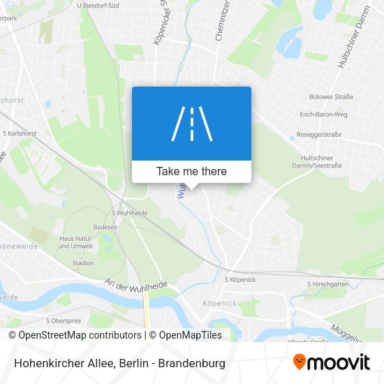 Hohenkircher Allee map