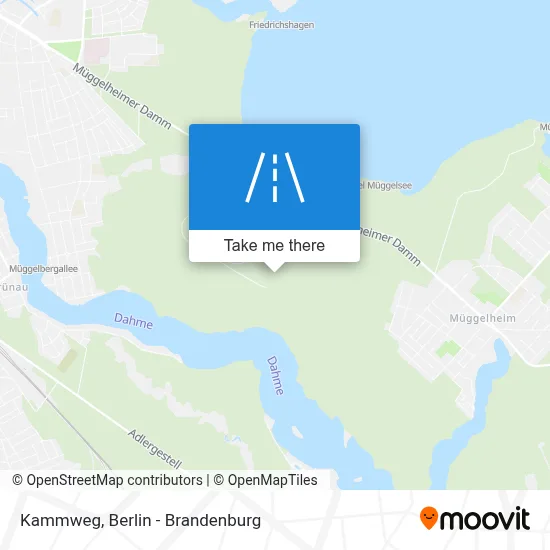 Kammweg map