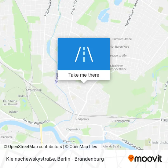 Карта Kleinschewskystraße