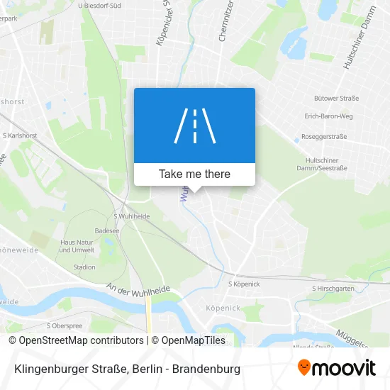 Карта Klingenburger Straße