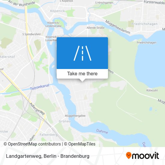 Landgartenweg map
