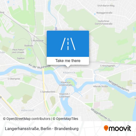 Карта Langerhansstraße
