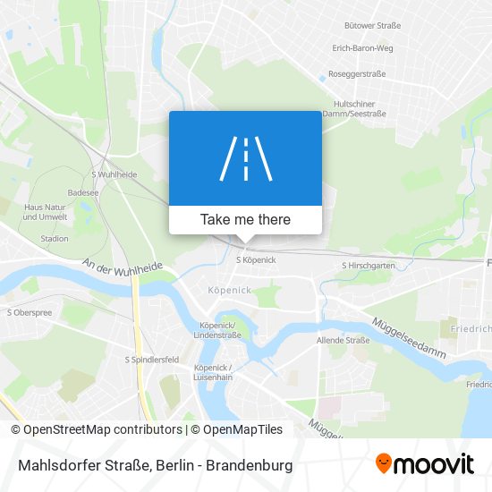 Карта Mahlsdorfer Straße