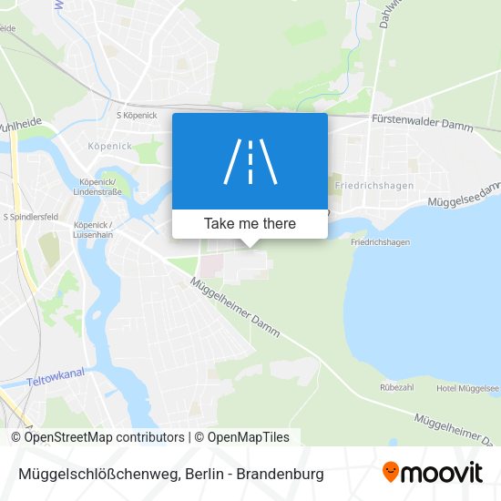 Müggelschlößchenweg map