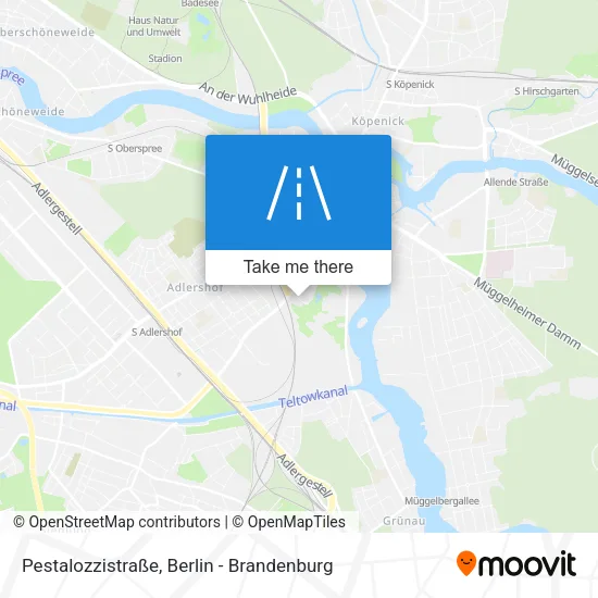 Карта Pestalozzistraße