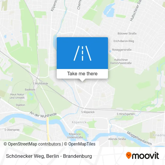 Карта Schönecker Weg
