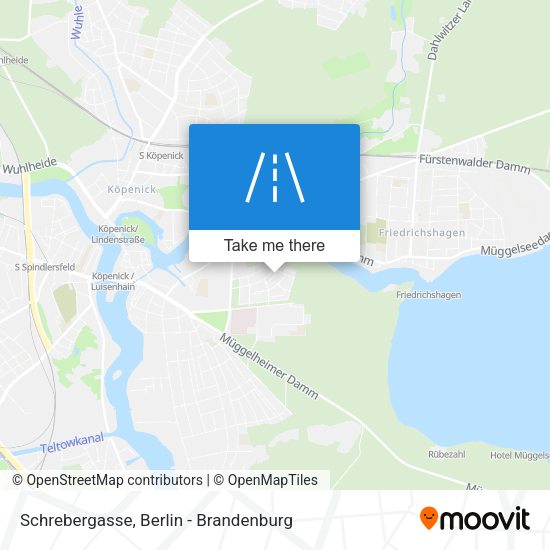Schrebergasse map