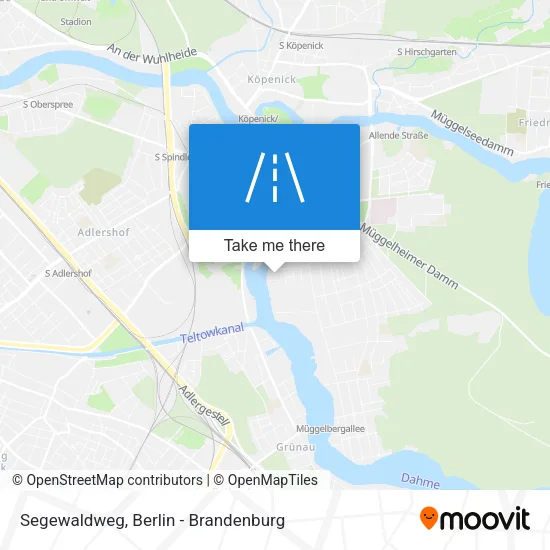 Карта Segewaldweg