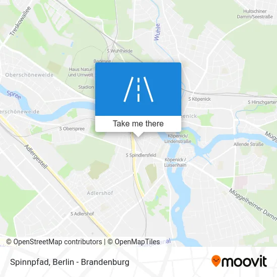 Карта Spinnpfad