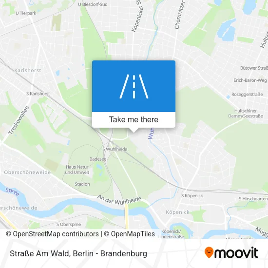 Карта Straße Am Wald