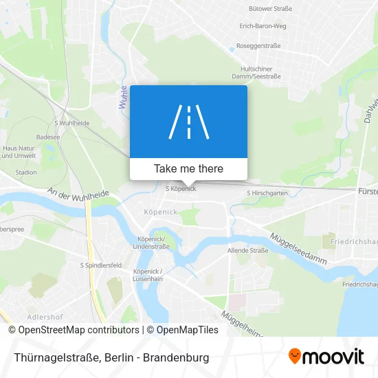 Карта Thürnagelstraße