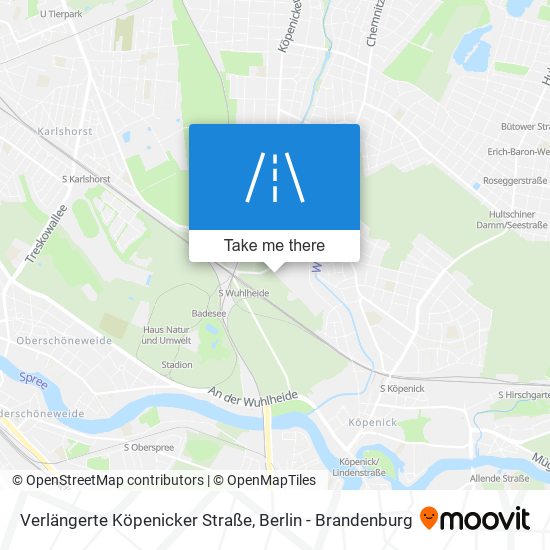 Verlängerte Köpenicker Straße map